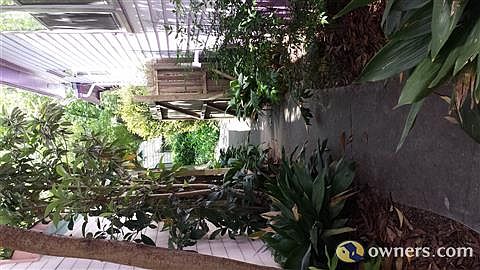 Gangway to rear unit and yard.