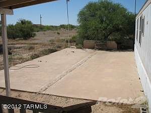 Poured slab for patio extension