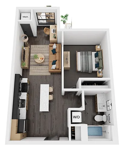 Floor plan Cedar4 / 636
