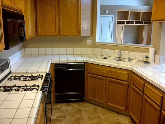 Kitchen; new dishwasher/range not shown