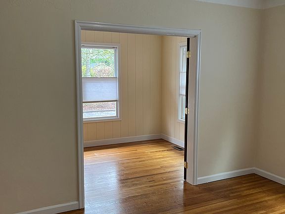 Room with doors open