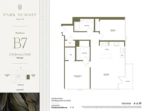 Floor plan Park summit _B7