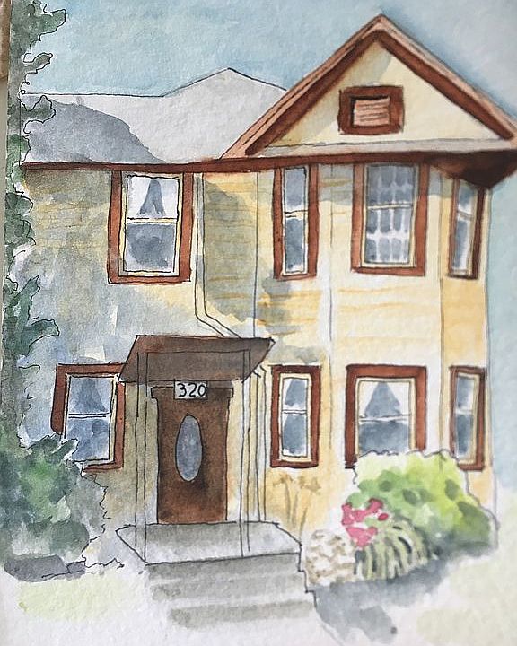 Painting by Paula Thompsen