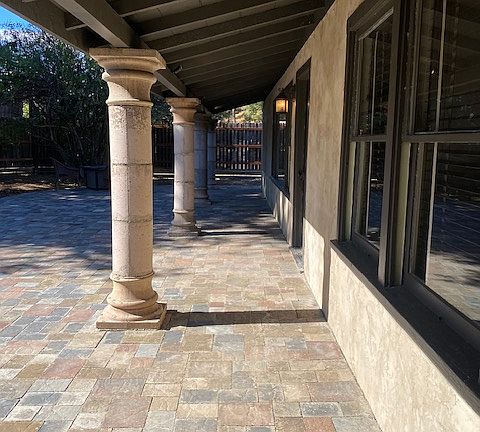 Covered front porch