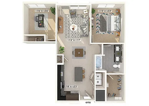 Floor plan A11D