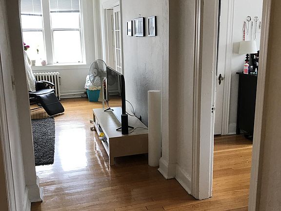 Hallway, master bedroom on immediate right, 2nd room on far