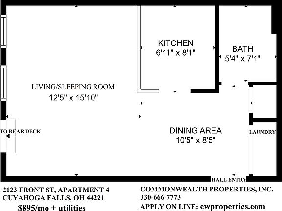 2nd image of 2123 Front St #4