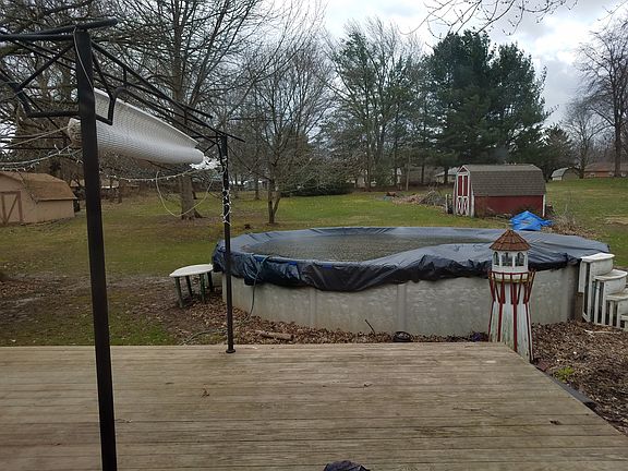 Deck and pool
