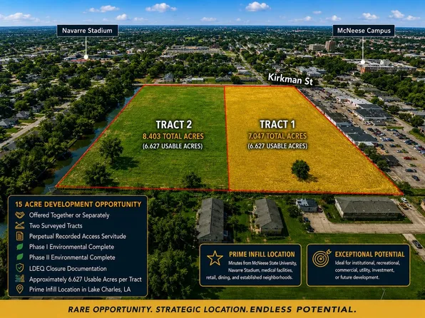 Kirkman St Tract 1, Lake Charles, LA 70607