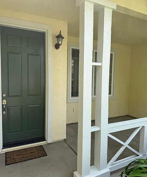 Cozy front porch