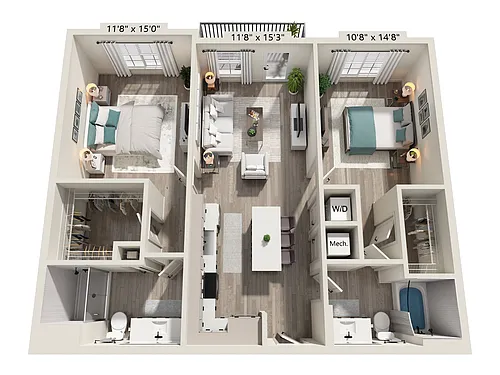 Floor plan B1