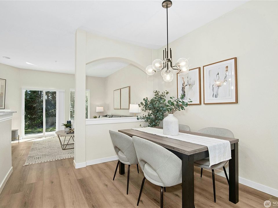 Dining room. Furniture not included