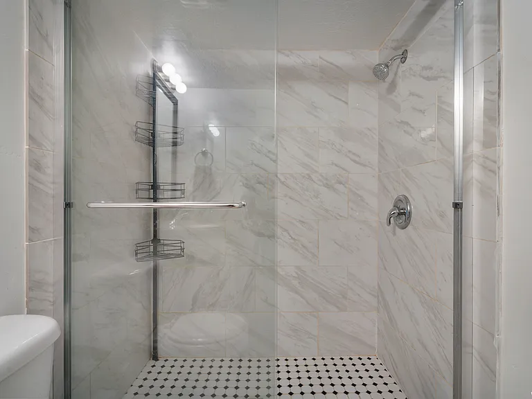 Downstairs shower.