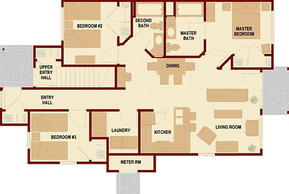 3 Bed Room Floor Plan