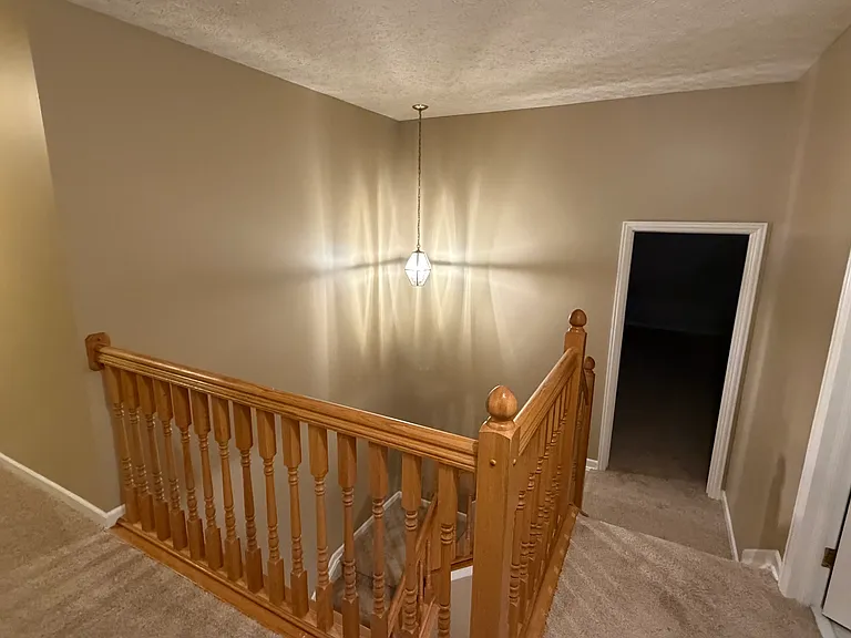 Hallway view from second level.