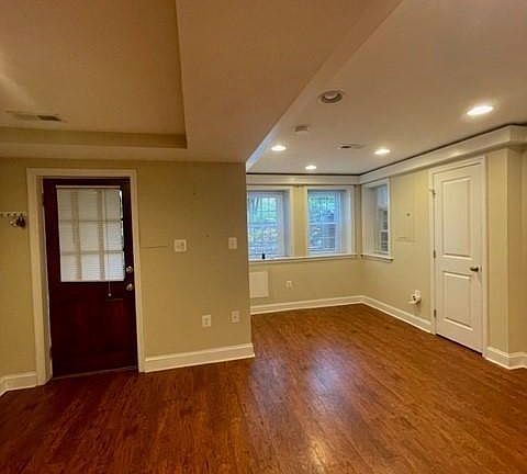 View of Front Door from Kitchen