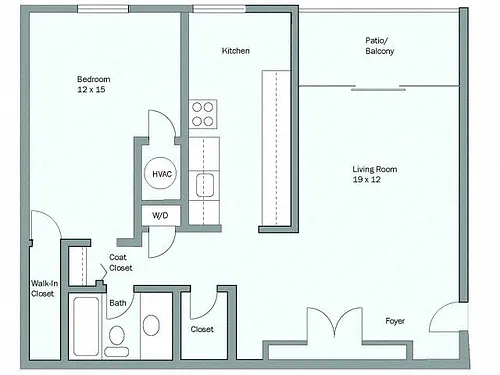 Floor plan Studio