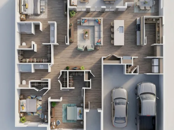 The Sycamore Plan, Hamilton Creekside Townhomes