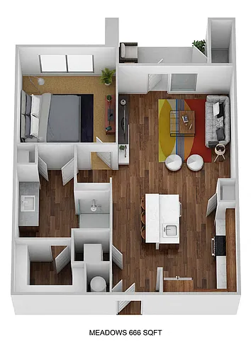 Floor plan A1B-M