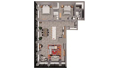 Floor plan The Nick
