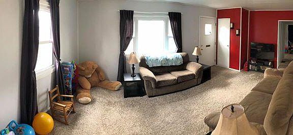 Front Room living space. View is from the kitchen. 