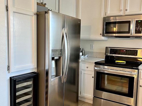 A new stainless steel beverage cooler has replaced the one shown!