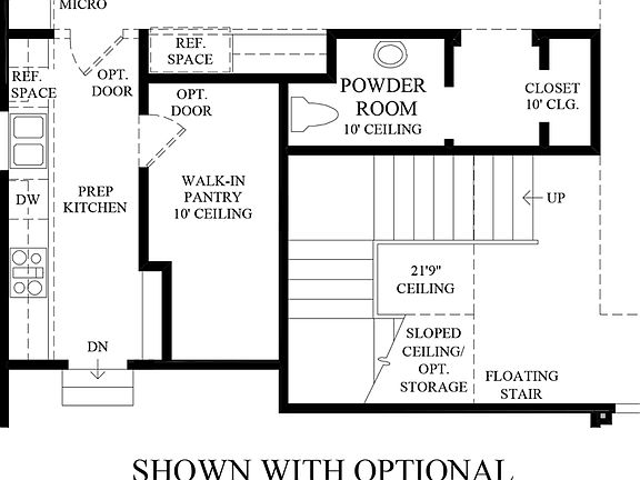 Optional Prep Kitchen