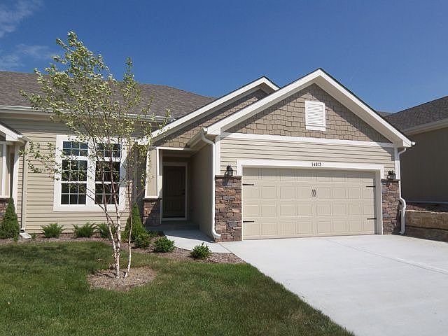 Front with Stone Trim