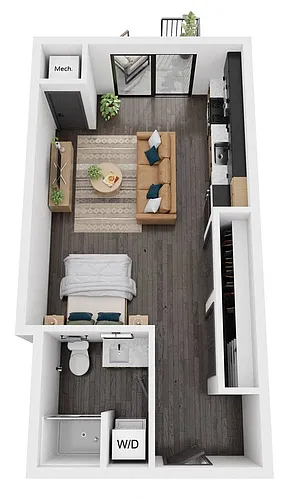 Floor plan Hickory1 / 514