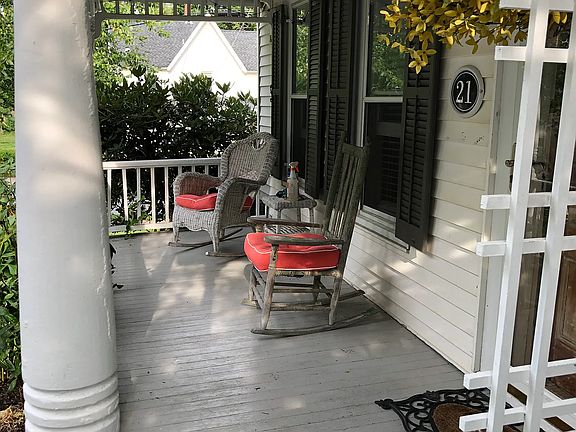 quaint front porch