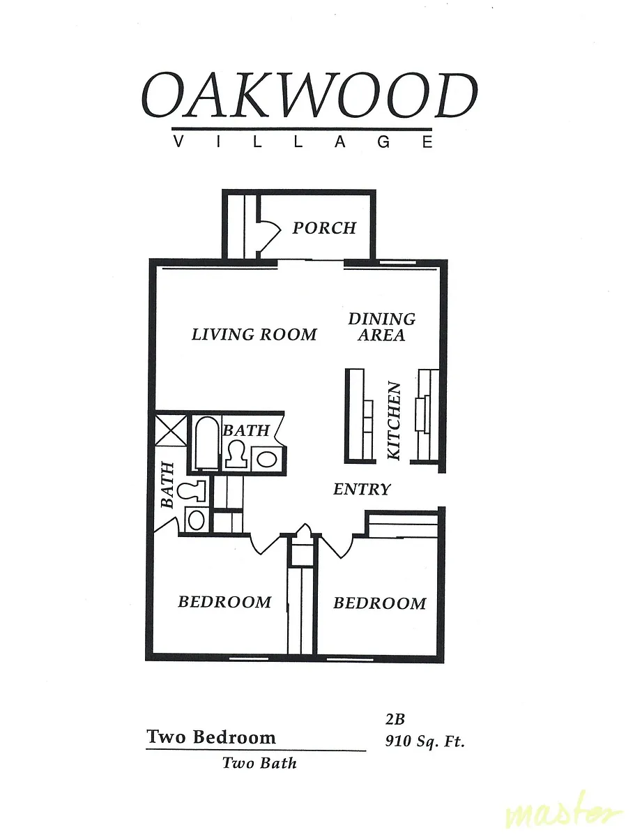 Floor plan 2X2