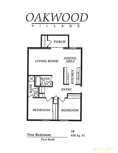 Floor plan 2X2