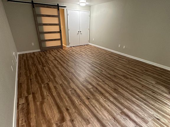 Living area with closet