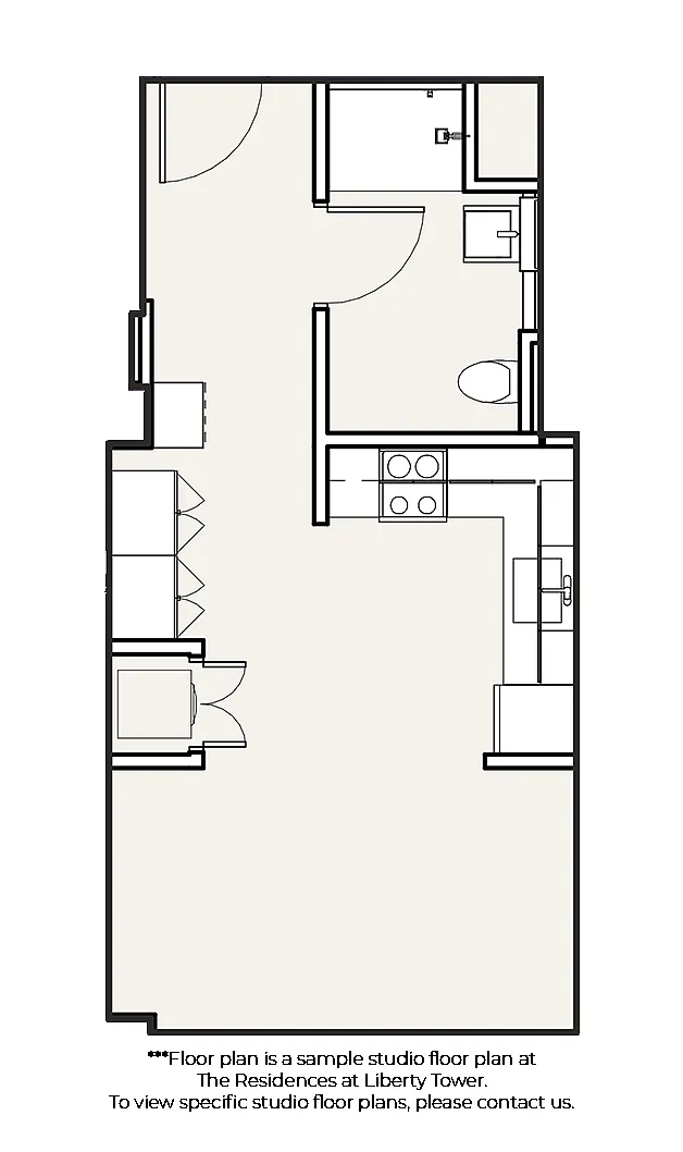 Floor plan Classic Studio