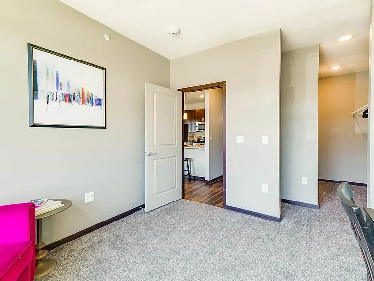 Versatile second bedrooms are perfect for guests or at-home office spaces.