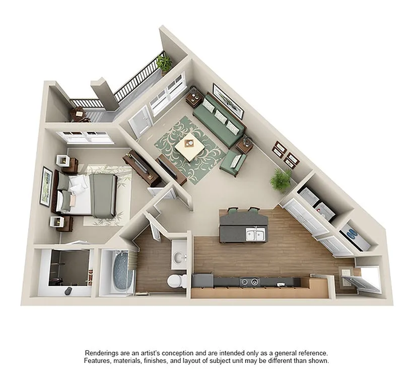 Floor plan A2 | Renovated