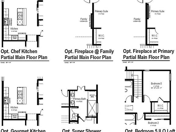 Imperial floor plan options 2583