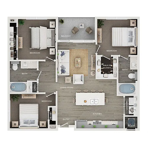 Floor plan D1