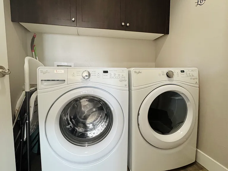 Washer & Dryer included in rental
