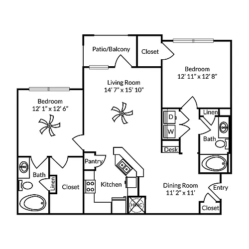 Floor plan B1