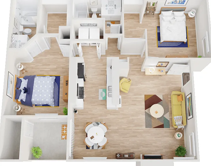 Pebble Beach Floorplan Diagram