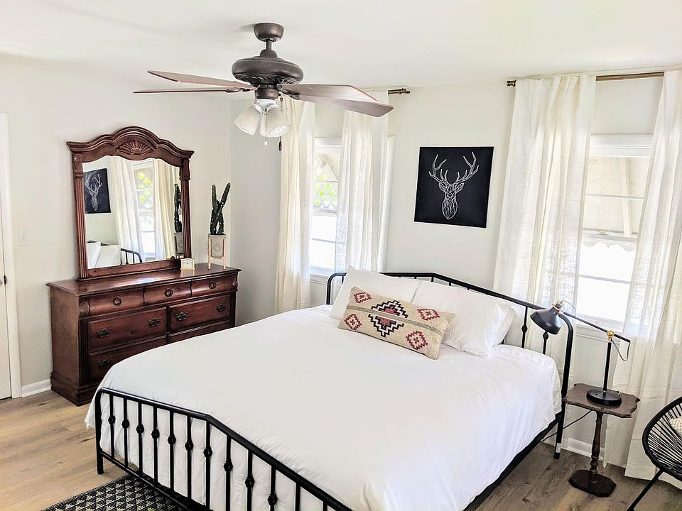 Oversize Master Bedroom with private patio.