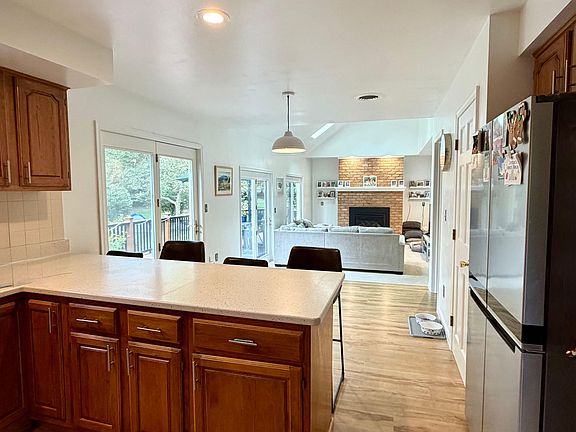 Kitchen View of Family Room