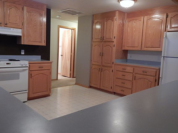 Storage cabinets in kitchen