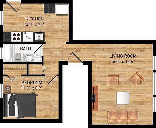 5th image of 7736 N Ashland Ave APT H3