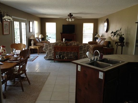 Large open area with french doors to office, etc!