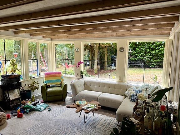 Cozy sunroom