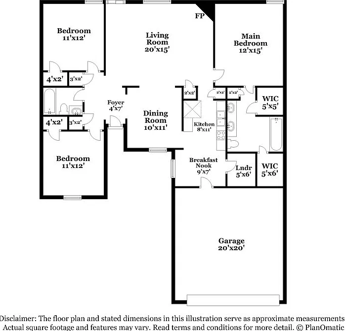 3 bed, 2.0 bath, 1450 sqft, $2,430 — Photo 2