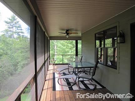 Side screened porch