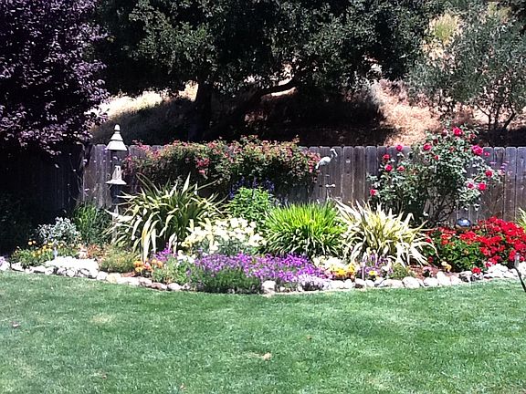 Private, landscaped backyard